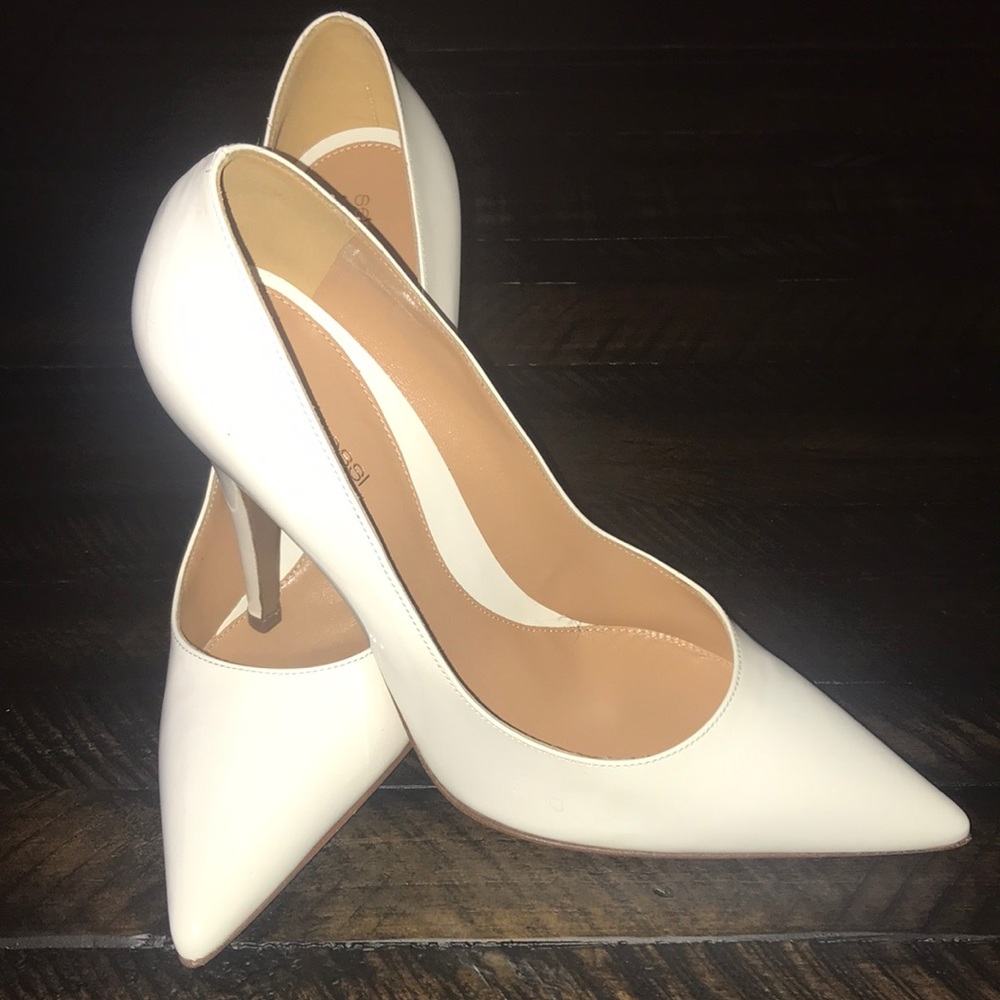 Sergio Rossi White Pumps
